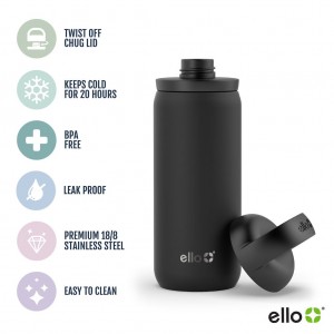 Ello Cooper Twist Stainless Steel Water Bottle | CW3948751