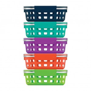 Ello Duraglass Meal Prep Containers, Set of 5 | WS4029783