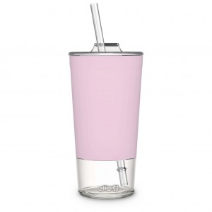 Ello Tidal 20oz Glass Tumbler with Straw | QO3456890