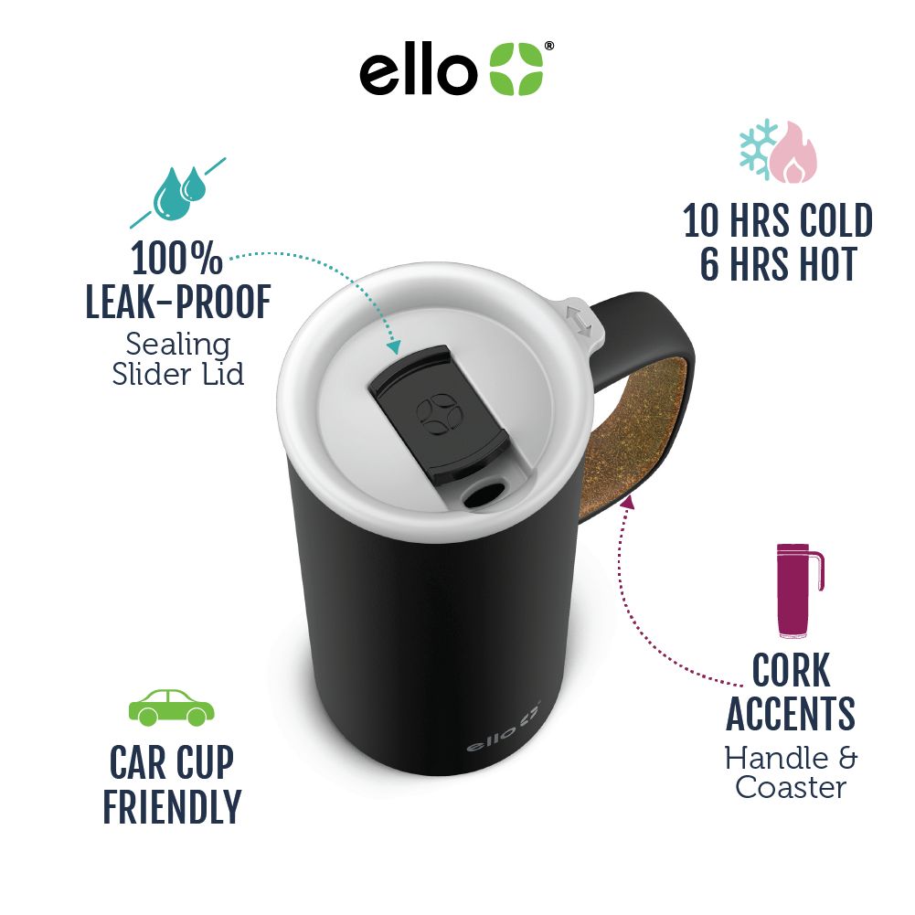 Ello Campy 18oz Vacuum Insulated Stainless Travel Mug | TY5460731