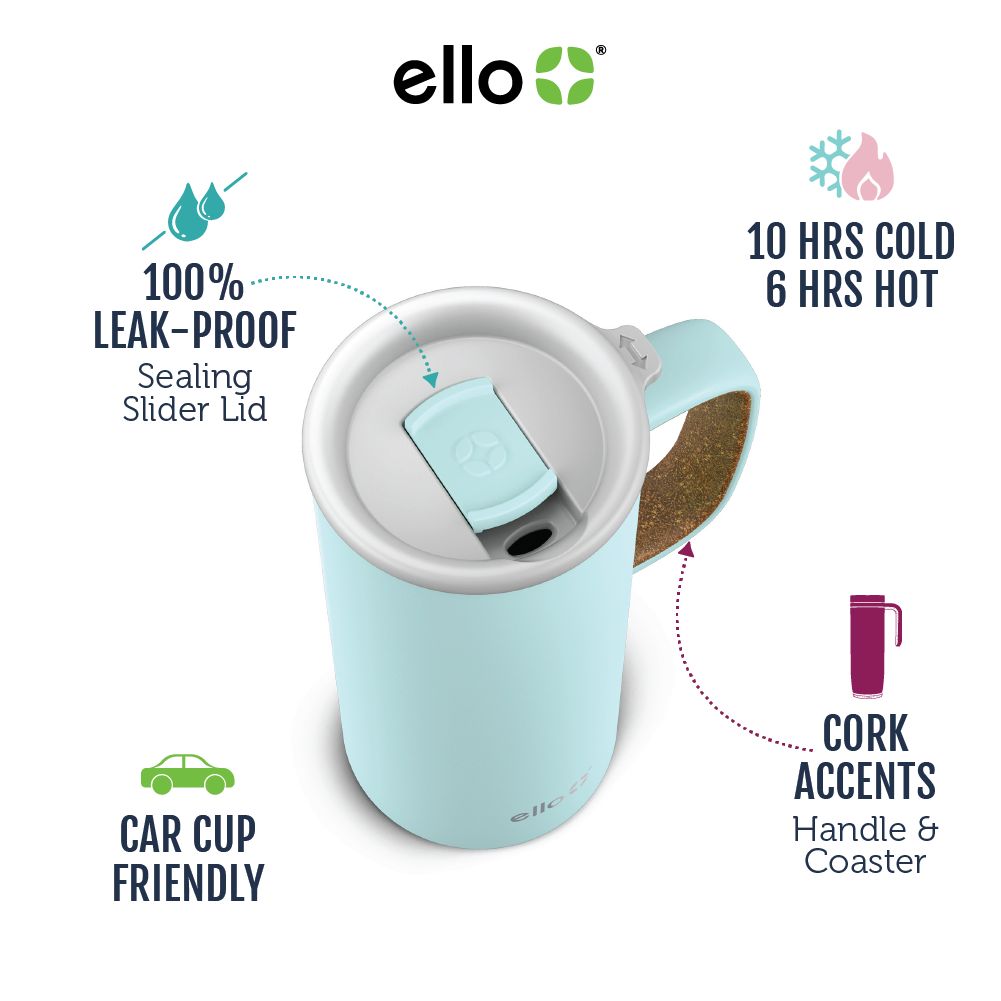 Ello Campy 18oz Vacuum Insulated Stainless Travel Mug | UX5098721