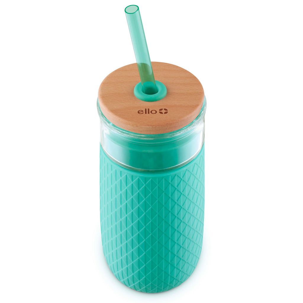 Ello Devon 18oz Glass Tumbler with Straw | NK9534721