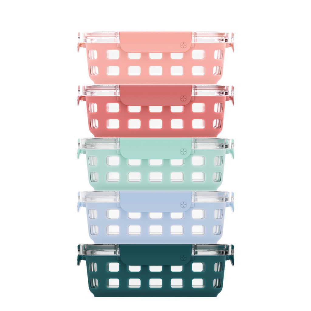 Ello Duraglass Meal Prep Containers, Set of 5 | RV3205746