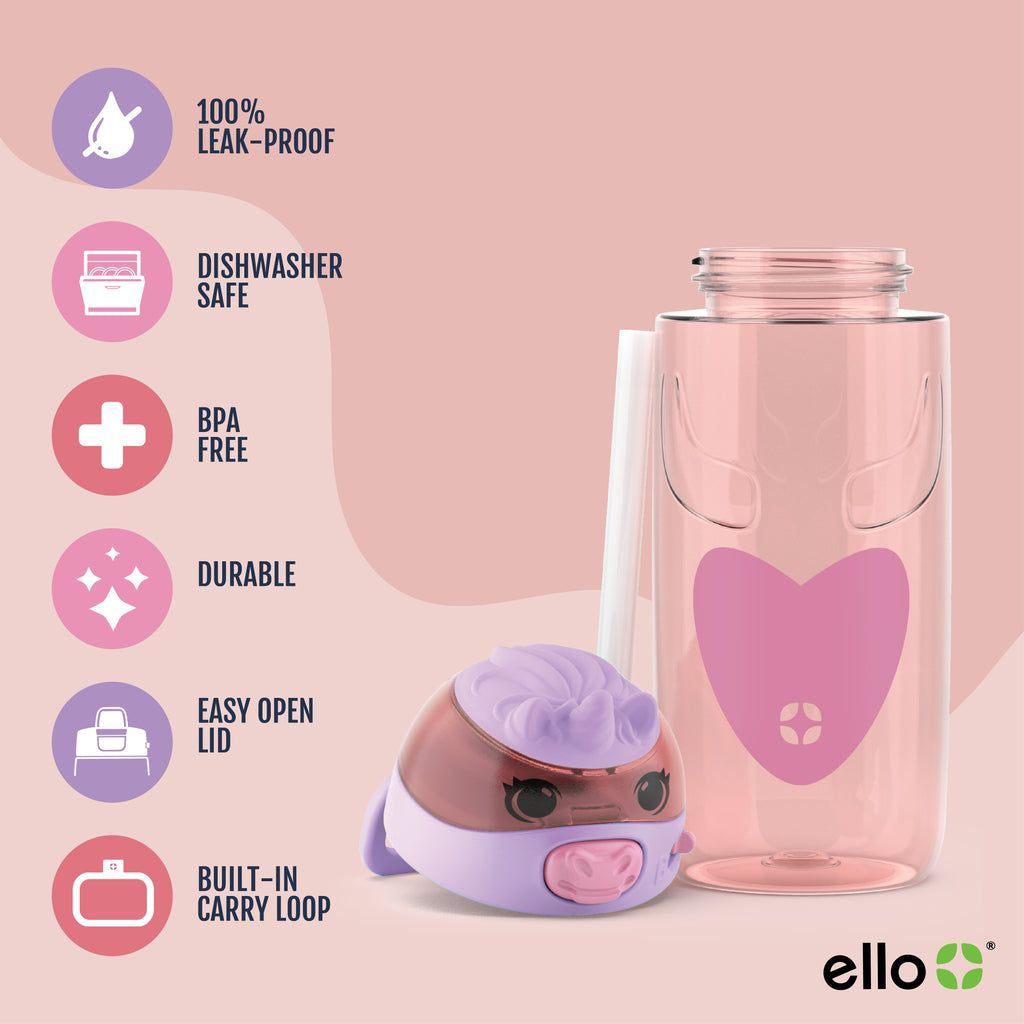 Ello Ellies 16oz Tritan Plastic Water Bottle | HQ4308179