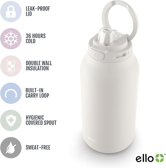 Ello Hydra Stainless Half Gallon Jug with Straw | QY7813259