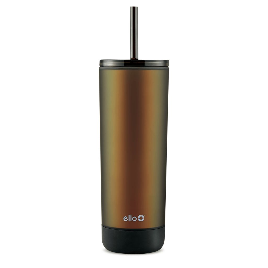 Ello Monterey 24oz Double Wall Plastic Tumbler with Straw | LD9146735