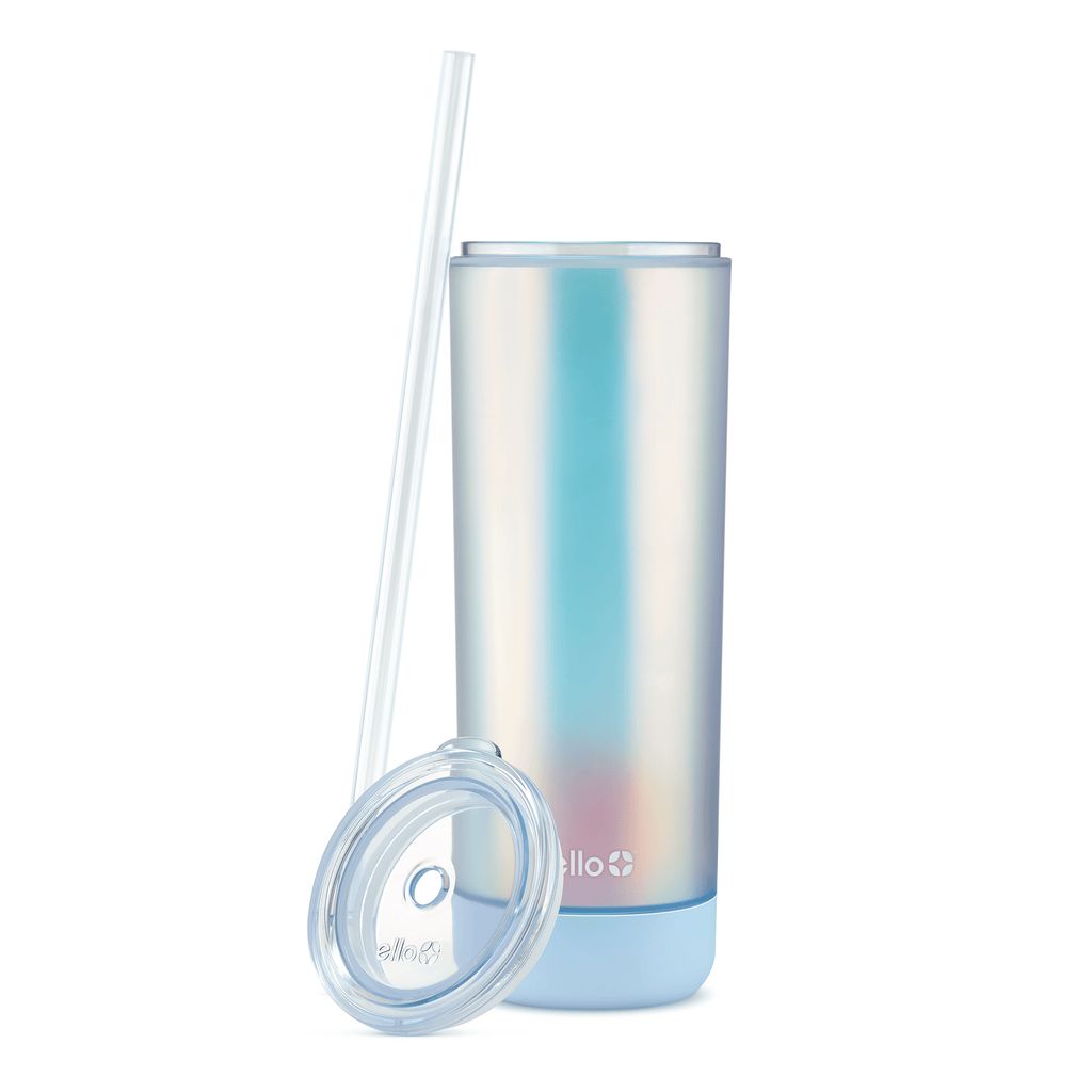 Ello Monterey 24oz Double Wall Plastic Tumbler with Straw | LB0381257