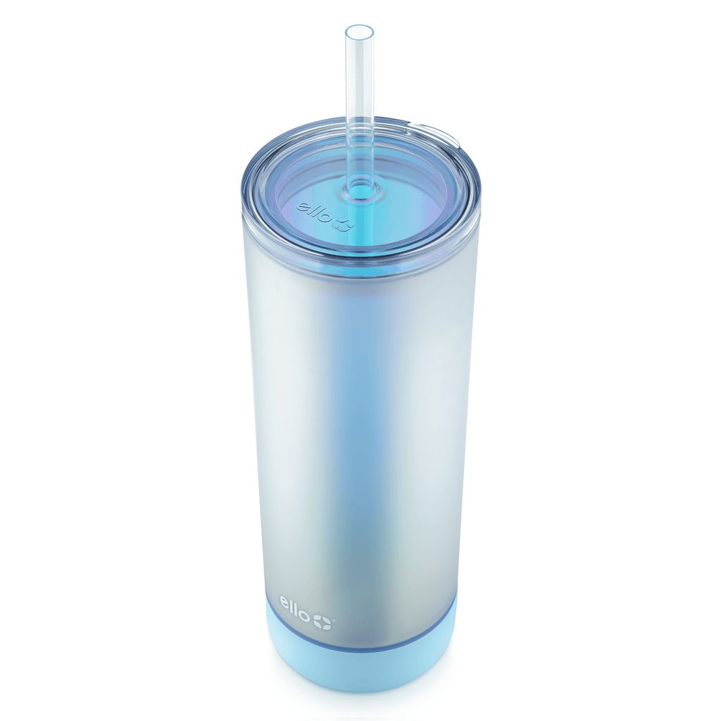 Ello Monterey 24oz Double Wall Plastic Tumbler with Straw | LB0381257