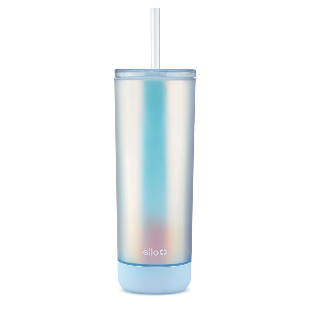 Ello Monterey 24oz Double Wall Plastic Tumbler with Straw | LB0381257