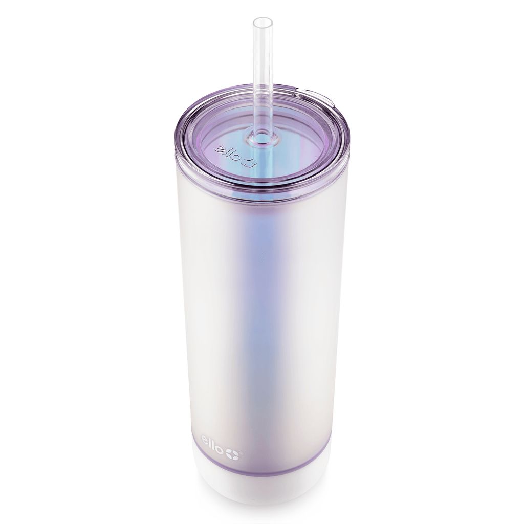 Ello Monterey 24oz Double Wall Plastic Tumbler with Straw | PM4985270