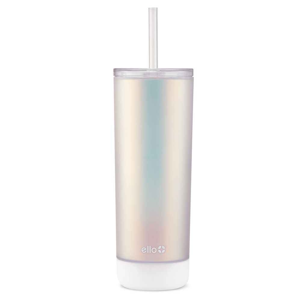 Ello Monterey 24oz Double Wall Plastic Tumbler with Straw | PM4985270