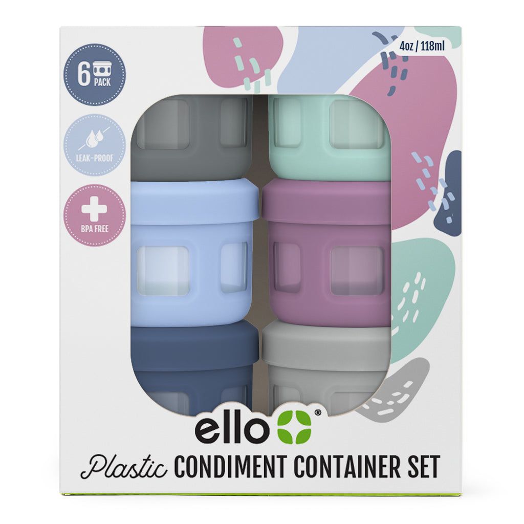 Ello Plastic Condiment Containers, Set of 6 | BE4850716