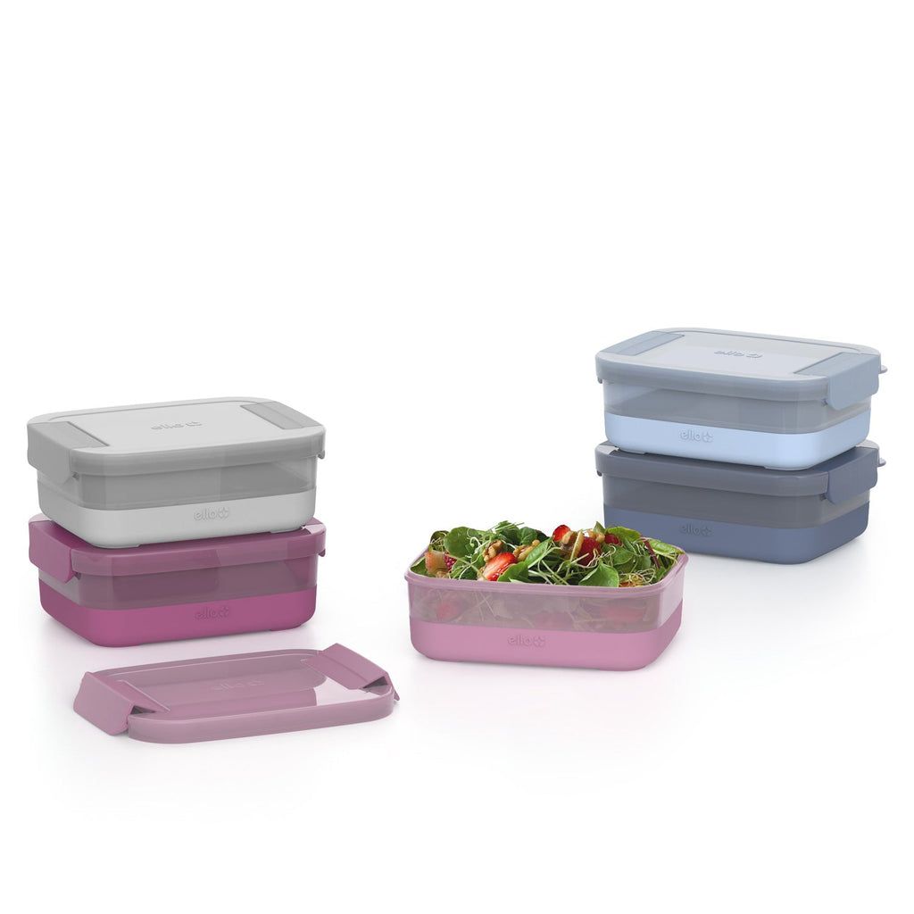 Ello Plastic Food Storage Containers with Soft Base, Set of 5 | DP5428097