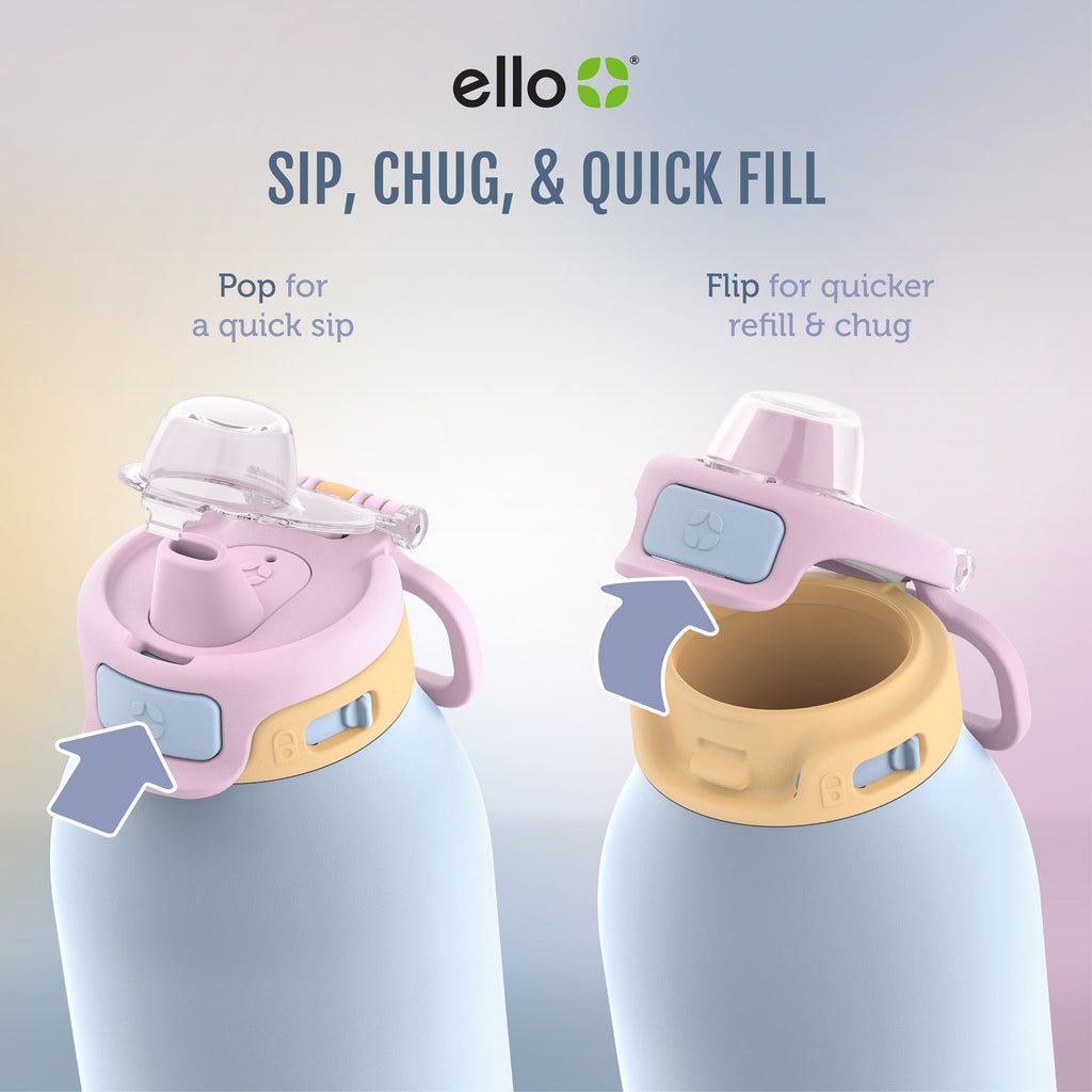 Ello Pop & Fill Stainless Steel Water Bottle | BM3604978