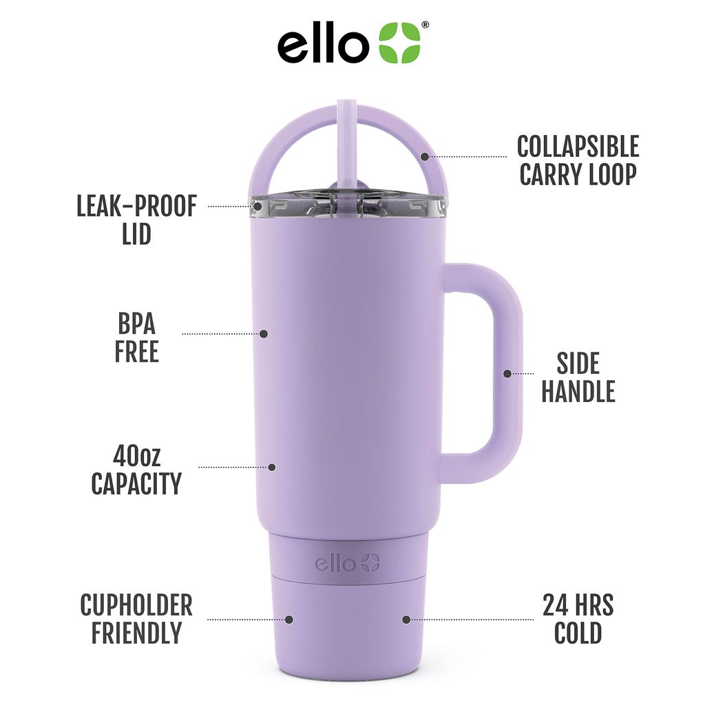 Ello Port 40oz Stainless Steel Tumbler with Handle | KJ9501827