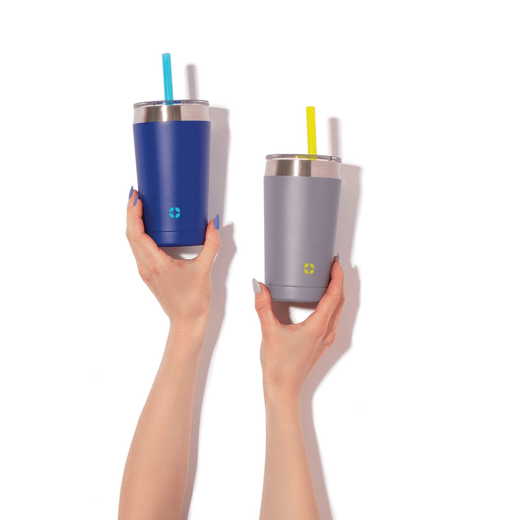 Ello Rise 12oz Vacuum Insulated Stainless Steel Tumbler with Optional Straw | HW0824135